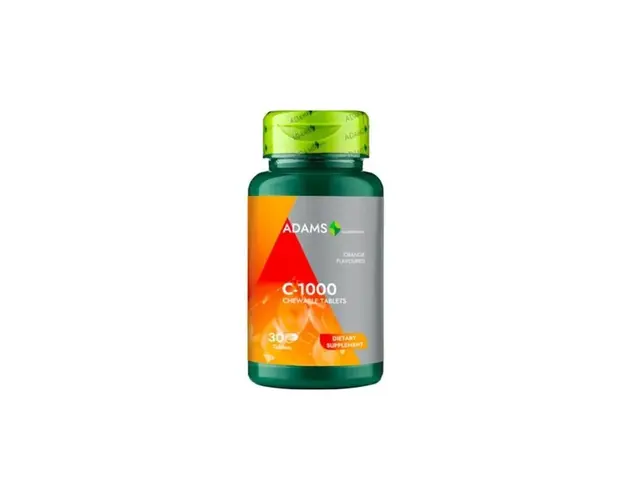 Vitamina C 1000, 30 tablete, Adams