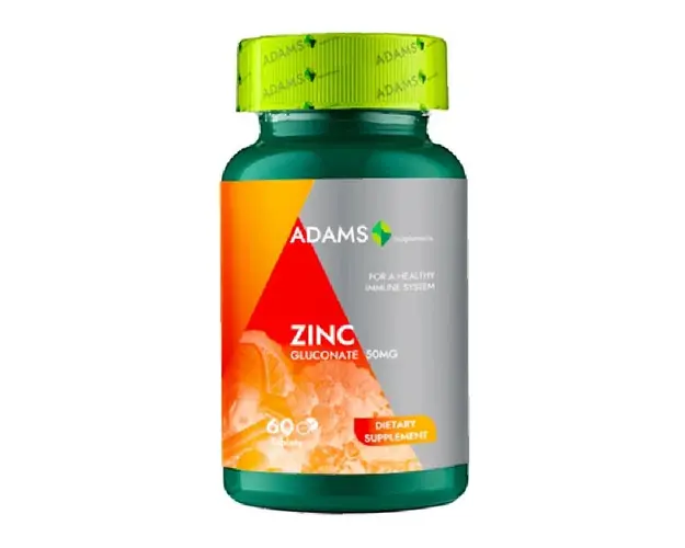 Zinc, 60 tablete, Adams